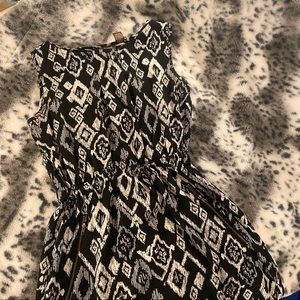 Black and white dress